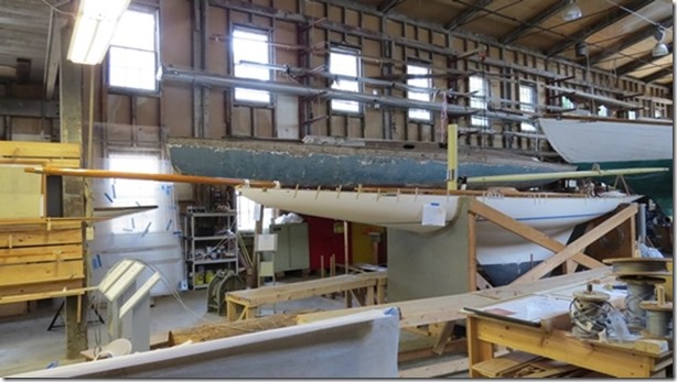 visasmallThe one sixth scale model of Reliance being built at the Herreshoff workshop,david