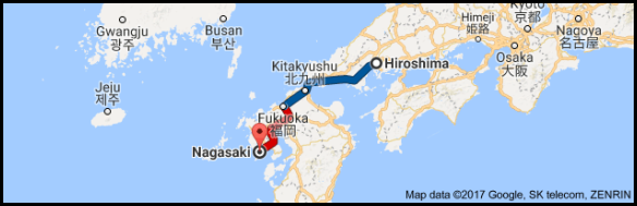 Hiroshima to Nagasaki