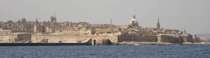 Entering Valletta - Malta
