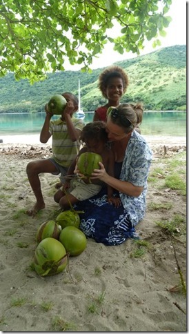 m_Enjoying coconut juice