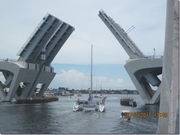 Bascule Bridge opening