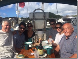 Crew at Galleon beach