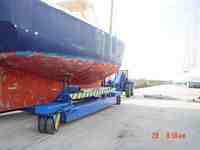 On the way to take masts out On the way to take masts out