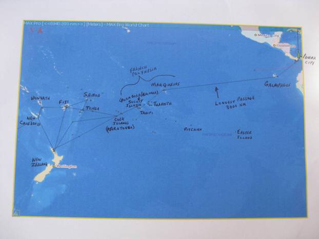 Pacific Route Map