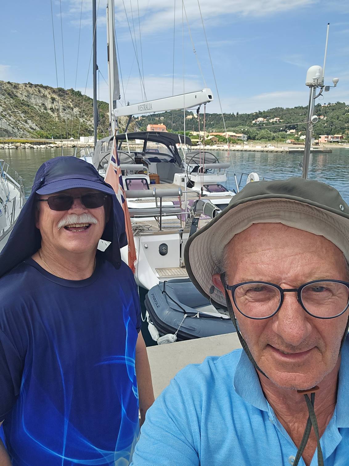Two men taking a selfie

Description automatically generated